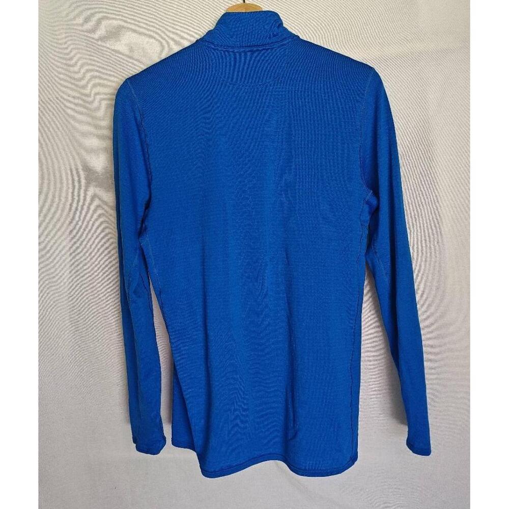 Patagonia Capilene Base Layer Pullover Blue Quarter Zip Thermal Long Sleeve M‎ - Picture 3 of 10